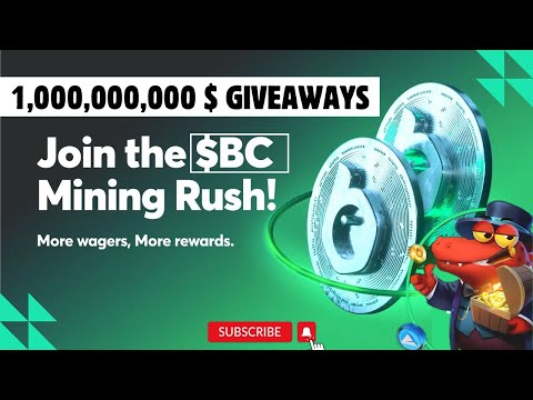 BC GAME 1 BILLION DOLLAR GIVEAWAY 🤯||BC GAME COCO RUSH BOT || IN HINDI #bcgame #giveaway