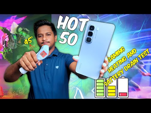 Infinix Hot 50 | Gaming And Heating Test | জাতীয় ক্রাশ | FHD+ IPS Display | Helio G100.