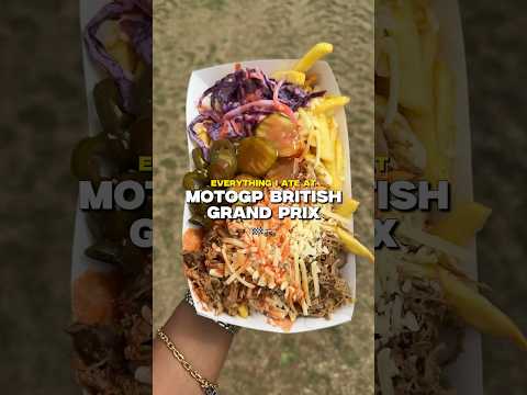 Everything I ate at Silverstone - MotoGP British Grand Prix #londonfood #foodreview