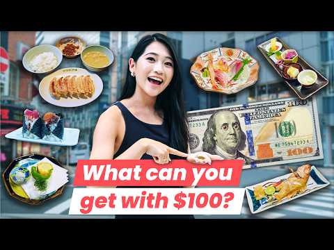 I SPENT 100 DOLLARS in TOKYO: From Street Eats to Hidden Gems & Fine Dining