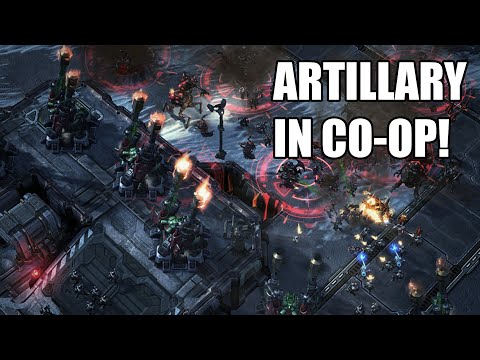 Breaking StarCraft 2 with Sector Artillery!  |  StarCraft 2 Co-op