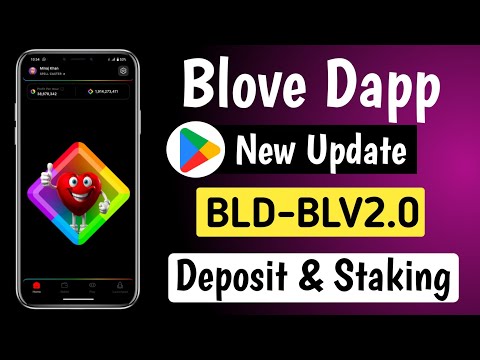 Blove Dapp New Updates ! BLD- BLV2.0 Deposit & Staking ! Blove dapp create wallet