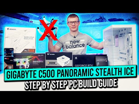 Gigabyte C500 Panoramic Stealth Ice Build - Step by Step Guide