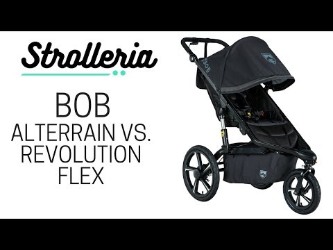 BOB Alterrain, Alterrain Pro and Revolution Flex Stroller Comparison