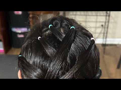 Cute hairstyle for short hair | Hairstyle tutorial for girls #hair #hairstyle #hairstyles