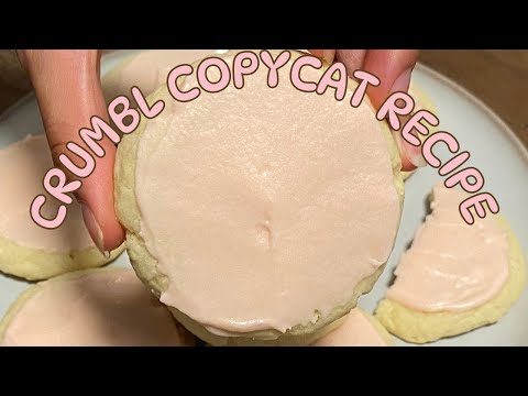 Crumbl Cookies COPYCAT Pink Sugar Small Batch Mini Cookies | ASMR Baking