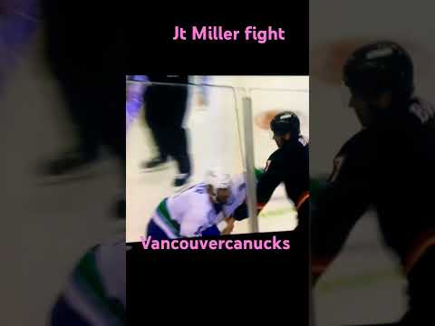 Vancouver Canucks jt Miller fight #hockey #canucks #gocanucksgo #nhl #hockeyfight