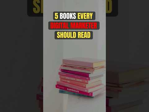 5 books Every Digital Marketer Should Read #books #shorts #booktube