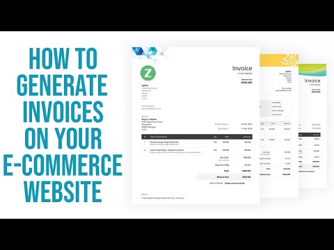 How to Generate Invoices on your E Commerce Website | WooCommerce PDF Invoices & Packing Slips