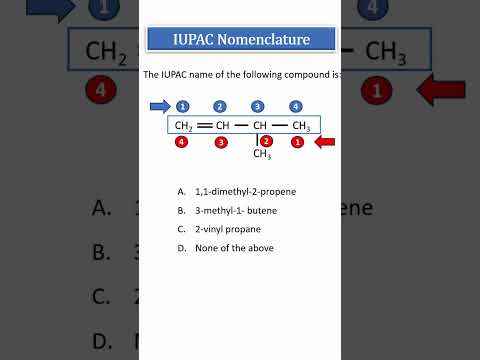 IUPAC Nomenclature | Iupac naming | Organic chemistry