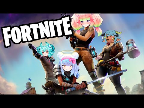 【Fortnite 】Getting Number 1 Victory W/ @StronnyCuttles  @streisselASMR  @marimokos 【VAllure】