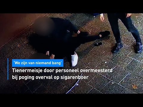 Tienermeisje door personeel overmeesterd bij poging overval op sigarenboer | Hart van Nederland