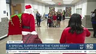 Santa surprises Maryvale students with Care Bears