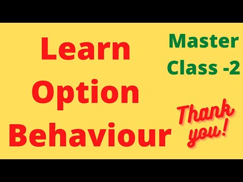 Learn the Options in a different way part - 2