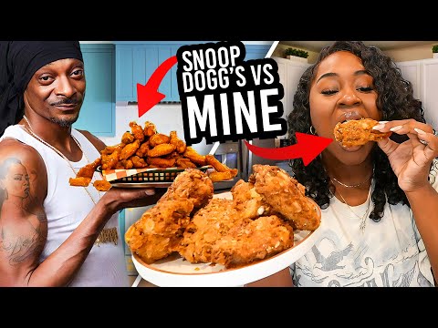 I Made SNOOP DOGG'S Chicken Wing SECRET RECIPE!