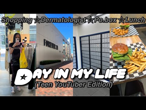 *a realistic* day in my life as a teen content creator po.box, shopping, lunch ||Ra’Mariah Alexia