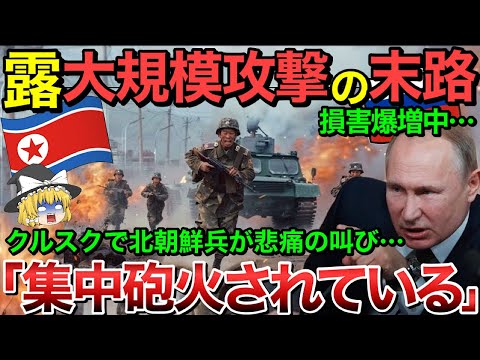 【ゆっくり解説】ロシア軍大規模攻撃決行の悲惨な末路！さらにクルスク州で再び悲劇！北朝鮮兵「砲火を浴びている・・」【ゆっくり軍事プレス】