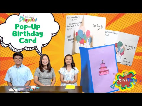 Pop-up Birthday Card | Little Juan's Playlist