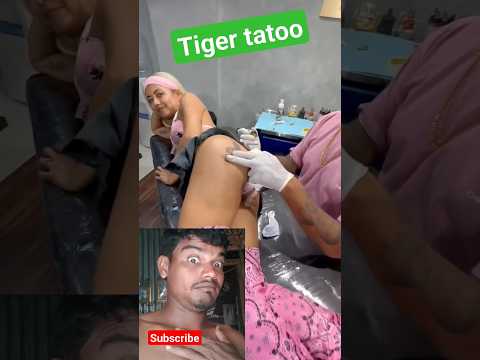 mukta ka new tiger 🐅 tatoo 🔥 mahesh chavan #mukta_ka_tatoo #mukta #maheshchavan #tatoo #tiger_tatoo