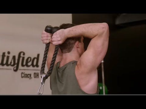 How To Get Bigger, Stronger Triceps - Cable Overhead Extensions | J2FIT