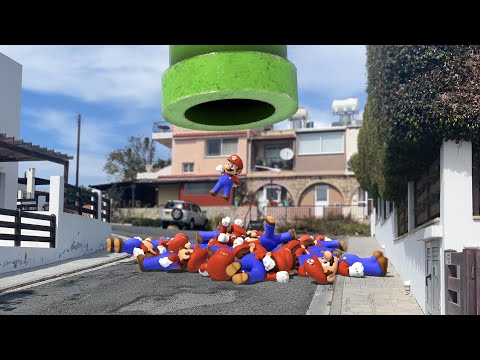 Mario Falls OFF the World Map into real life! - And this happened!!