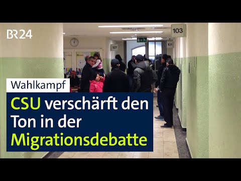 CSU will Bleiberecht für Migranten an eigenes Einkommen koppeln | BR24