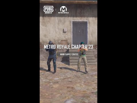 PUBG MOBILE | Mark Supply Crates in Metro Royale