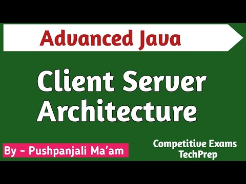 Lec - 1.4 Client Server Architecture in Advanced Java in Hindi