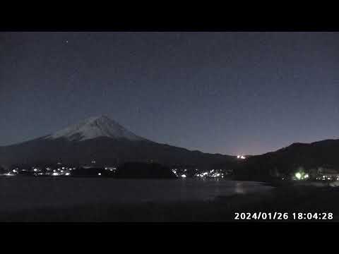 【LIVE】河口湖　大石公園　富士山ライブカメラ【ライブ】　"mount fuji live camera" from Lake Kawaguchiko