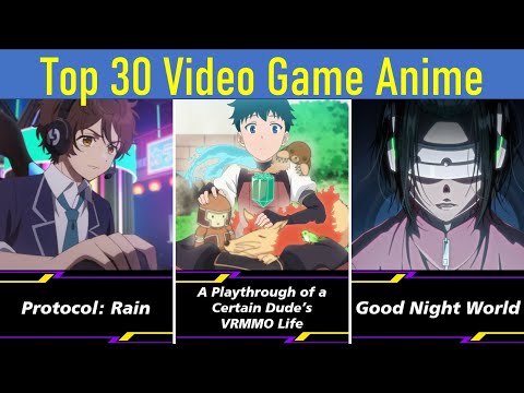 Top 30 Video Game Anime According To MyAnimeList