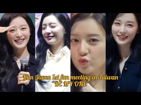 20240721 [EngSub] About Kim Jiwon at Fan Meeting "Be My One" In Taipe