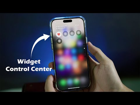 How to Add Animated Widget to Control Center iPhone 16 Pro Max