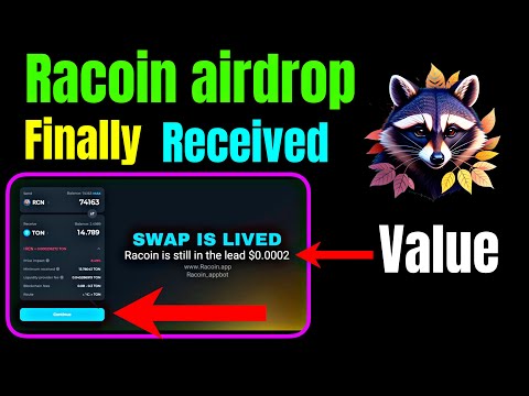 Racoin airdrop | Racoin airdrop claim | Racoin Airdrop 16 Nov received | Racoin airdrop swap is live