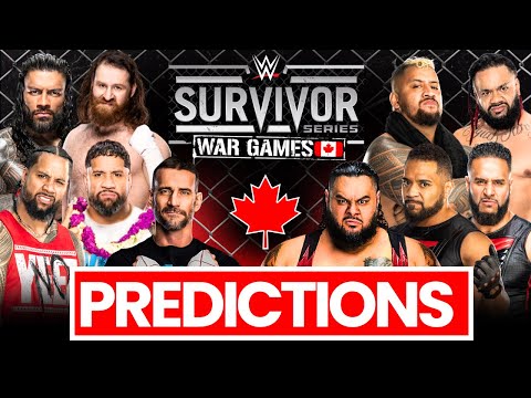 Our WWE Survivor Series War Games 2024 Predictions!