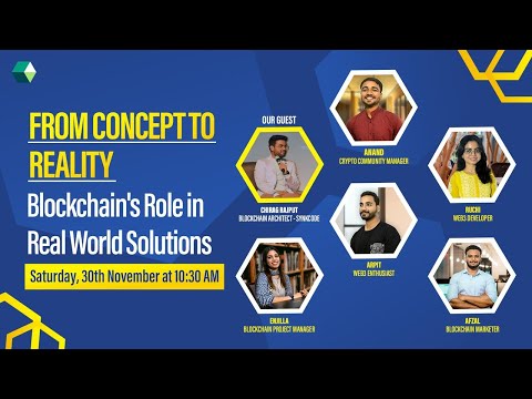 📢 From Concept to Reality - Blockchain's Role in Real World Solutions! 🚀 #AMA,#NADCABLABS,#@ASKMEANY