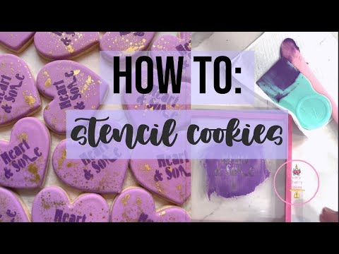 Cookie Stenciling 101