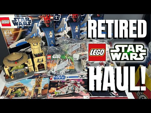 RETIRED Lego Star Wars HUAL! - Republic Gunship, Jabba's Palace, Arc 170, and MORE!