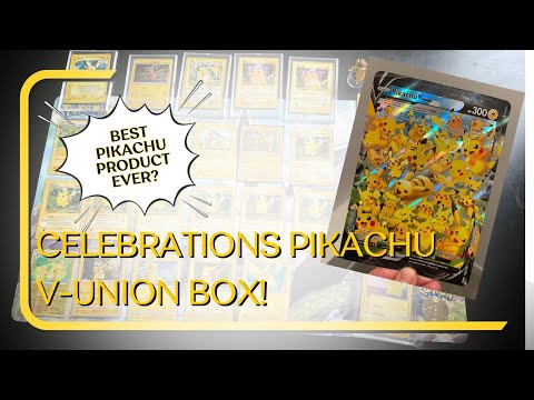 Pokémon Celebrations V-Union Box - BEST Pikachu Product Ever???