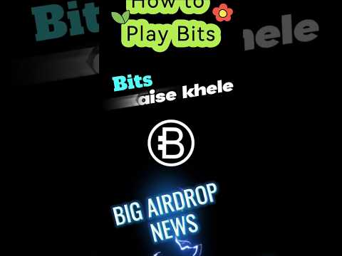 Bits kya hota hai | Bits kaise khele | How to play $bits telegram game #howto #$bits #cryptonews