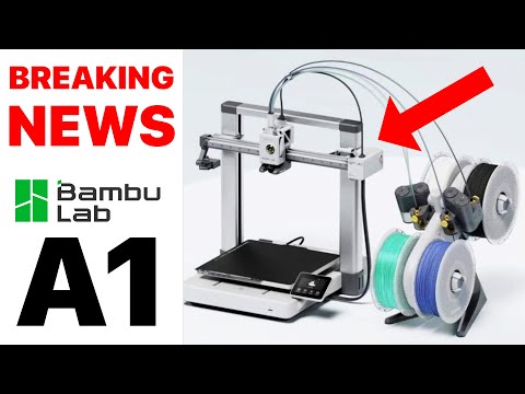 BREAKING NEWS   New Bambu Lab A1 3D Printer