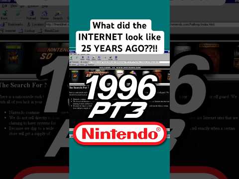 What did the INTERNET look like 25 YEARS AGO??!!!