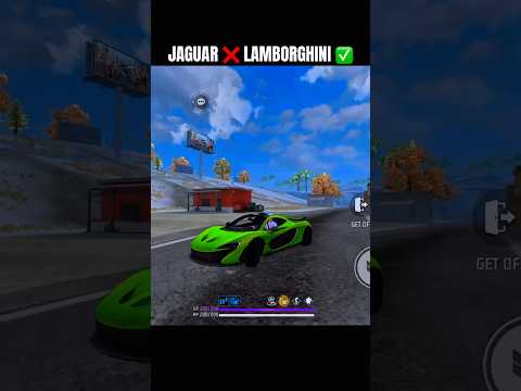 JAGUAR ❌ LAMBORGHINI ✅ ll #freefire #freefireshorts #shortsfeed #shortvideo #foryou #trending