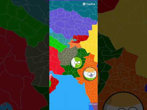 Pakistan vs India loop. #shorts#loop#countryballs#mapper