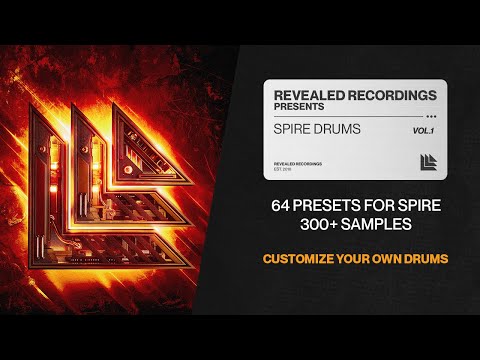 Spire Drums Vol. 1 (64 Presets  300+ Samples) Source Sounds To Customize Your Drums | Revealed