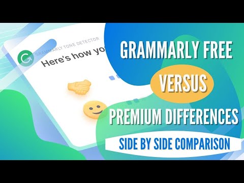 Grammarly Free Versus Premium Differences: Side By Side Comparison