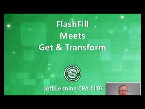 FlashFill Meets Get & Transform