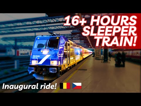 Brussels to Prague by EUROPEAN SLEEPER: The very FIRST train!