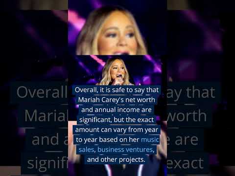 Why is Mariah Carey rich and famous? #shorts #mariahcarey #musicindustry #millionaire