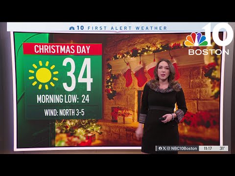 Forecast: Christmas Eve snow moves out. Here's what Christmas Day has in store