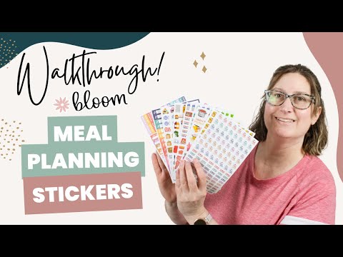 Meal Planning Sticker Pack - bloom Daily Planners ®